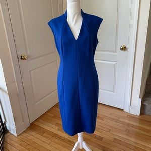 Elie Tahari woman dress, size 8, blue color